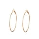 thumbnail image 2 of 1 par de pendientes de aro, colgantes de oreja redondos de estilo Simple creativo, accesorio de moda, adornos de orejas para decoración dorada Ropa, zapatos y accesorios Miscelánea Dorado 3cm Qarigey AP009026-02B, 2 of 6