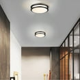 thumbnail image 3 of 13 inch LED Ceiling Lights Matte Black Kitchen Light Fixtures for Bathroom, Dining Room, Living Room, Selectable 2700K/3000K/3500K/4000K/5000K 23W (2 pack), 3 of 11
