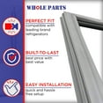 thumbnail image 6 of Whole Parts W10830046 Refrigerator Fresh Food Door Gasket (Gray) - Replacement and Compatible with Some Jenn Air, Kenmore, Kitchen Aid, Whirlpool Refrigerators, 6 of 9