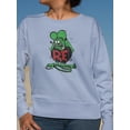 thumbnail image 2 of Rat Fink Sheepish Faded Art Sweatshirt Women -T-Line Designs, Female Large, 2 of 4