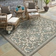 thumbnail image 3 of Mohawk Home Ravello Outdoor Area Rug, Light Grey, 4' x 5' 6", 3 of 9