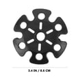 thumbnail image 2 of ETHZZLE 8 Pcs Paniers de Neige Noirs pour Perche de Randonnée Légers Durables Accessoires de Soutien pour la Randonnée et le Camping, 2 of 7