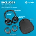 thumbnail image 3 of JLab JBuds Open Wireless Headphones, Cloud Foam Comfort, 24Hr Battery, Open-Ear, Black, 3 of 15
