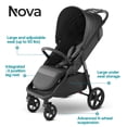 thumbnail image 2 of Cochecito de bebé Mompush Nova con asiento espacioso y modo reclinable, 2 of 9