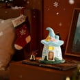 thumbnail image 5 of Hometravel Ceramic Christmas Village House, Magical Glowing Night Light Decor, Miniature Tabletop Christmas Scene with LED for Desktop, Shelf, Mantel, 5 of 6
