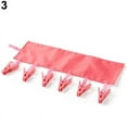 thumbnail image 2 of Ludlz Clip and Drip Hanger Clothes Hanger Drying Rack Portable Clothes Clip Rack Multifunction Bathroom Travel Foldable Hanging Towel Clips, 2 of 7