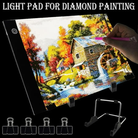 

A4 LED Light Pad For Diamond Painting 5D Diamond Embroidery Light Board Tool Kit