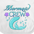 thumbnail image 4 of Inktastic Mermaid Crew Boys or Girls Baby Bib, 4 of 4