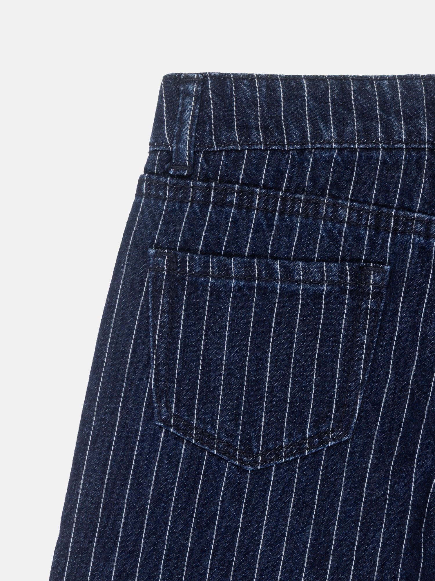 Wonder Nation Girls Crossover Waist Wide Leg Jeans, Sizes 5-18