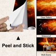 thumbnail image 4 of Peel and Stick Wallpaper Sun solar Modern Art Wall Mural Decor Self Adhesive and Removable 100in x 144in, 4 of 8