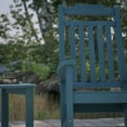 thumbnail image 3 of Merrick Lane Teal Poly Resin Indoor/Outdoor Rocking Chair with Side Table, 3 of 16