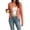 Pink, variant on Rexolia Women's Cropped Cardigan Button Front Long Sleeve Ribbed Crewneck Shrug Beige L