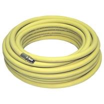 GoodYear 12672 Rubber, Yellow 3/8 in x 50 ft 250 PSI Air Hose 1/4 in Air Inlet Size NPT