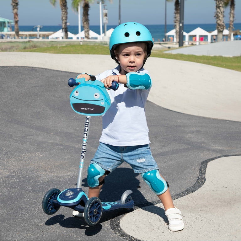 SmarTrike STR3 6-in-1 Opvouwbare Driewieler – Vanaf 10 Maanden Tot 3 Jaar, Blauw, Met Oudergreep