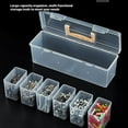 thumbnail image 5 of Multi-Purpose Multifunctional Compartment Tool Storage Box With Removable Dividers, Detachable Compartments For Efficient Easy Separation Of Hardware Lego Parts Screws Nuts And, 5 of 6