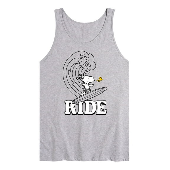 Peanuts - Snoopy's Wave Ride - Men's Jersey Tank Top