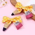 thumbnail image 7 of SHenli Cute Yellow Pencil Bow Headband for Girls Hair Accessories Outfit (A Pair of Hairpins), 7 of 7