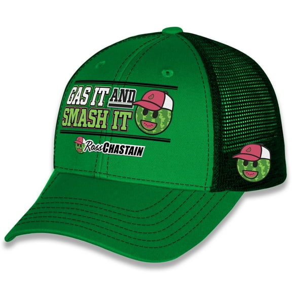 Men's Trackhouse Racing Team Collection Green Ross Chastain Gas It or Smash It Melon Man Hat