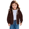 thumbnail image 6 of Coerni Boys Girls Cute Heart Hoodies Zip Up Fleece Lined Sweatshirt Hooded Cozy Preppy Sweater Teen Classic Long Sleeve Clothes, 6 of 7