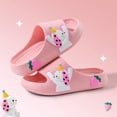 thumbnail image 7 of Quealent Kids Slides for Girls Boys Toddler Cloud Slides Animal Quick Drying Beach Slides Toddler Pool Shower Flip Flops Slippers Pink for Size 11.5, 7 of 7