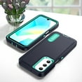 thumbnail image 7 of Dteck Case for Samsung Galaxy A36 5G,Shockproof 3-Layer Protection Case Built-in Kickstand Military Grade Protective Cover for Galaxy A36 5G, Darkblue+Mint, 7 of 7