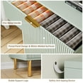 thumbnail image 5 of Huisuilinss 3 Drawer Dresser For Bedroom,Wood Chest Of Drawers,Nightstand Bedside Table,Modern End Table Storage Organizer With Gold Handle And Large Drawer For Living Room Hallway Entryway, 5 of 8