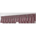thumbnail image 2 of Cortinas plisadas a lápiz a cuadros cuadrados, incluidas ataduras libres. Pelmet se vende por separado. Pelmet 335 cm x 25 cm, 2 of 3