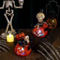 thumbnail image 5 of Resin Hollow Pumpkins with LED Lights Halloween Party Garden Decoration, 5 of 5
