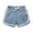 Blue, variant on Dsscvnef Toddler Shorts Girls Beach Elastic Causal Toddler Girl Summer Clothes Toddler Biker Shorts 18-24 Months Kids Clothes Girls