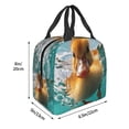 thumbnail image 3 of Easygdp Underwater Swimming Duck Bolsa Térmica Premium - Tela Oxford Impermeable, Gran Capacidad, Bolsillo Frontal, Unisex para Trabajo, Escuela, Actividades al Aire Libre y Picnics, 3 of 8