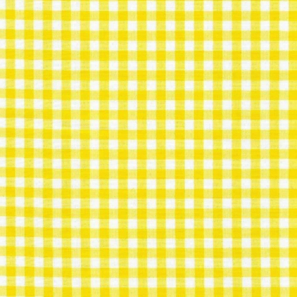 Giingham 1/4" (Inch) Checkered Poly Cotton Fabric by the Yard, 58"/60