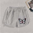 thumbnail image 3 of Pantalones cortos con cintura elástica y estampados para niños, talla mediana, informales, de verano, de poliéster, 3 of 5