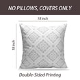 thumbnail image 2 of LALILO Throw Pillow Covers Floral Baroque Damask Graphic Modern Cushion Cover 18" x 18", 1663 Pack, 2 of 6