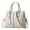 White, variant on Stylago Women's Purses and Handbags Top Handle Satchel Shoulder Bags Leather Zipper Messenger Tote Bag for Ladies Work Daily Black