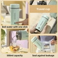 thumbnail image 4 of yeacher Compact 500ML Travel Electric Kettle with Double-Layer Insulation, Fast Heating, and Long-Lasting Warmth for Office, Dorm, or Car Use - Black, 110V US Plug, 4 of 6