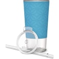 thumbnail image 2 of Ello Tidal Glass Tumbler with Straw, 20 oz, 2 of 3