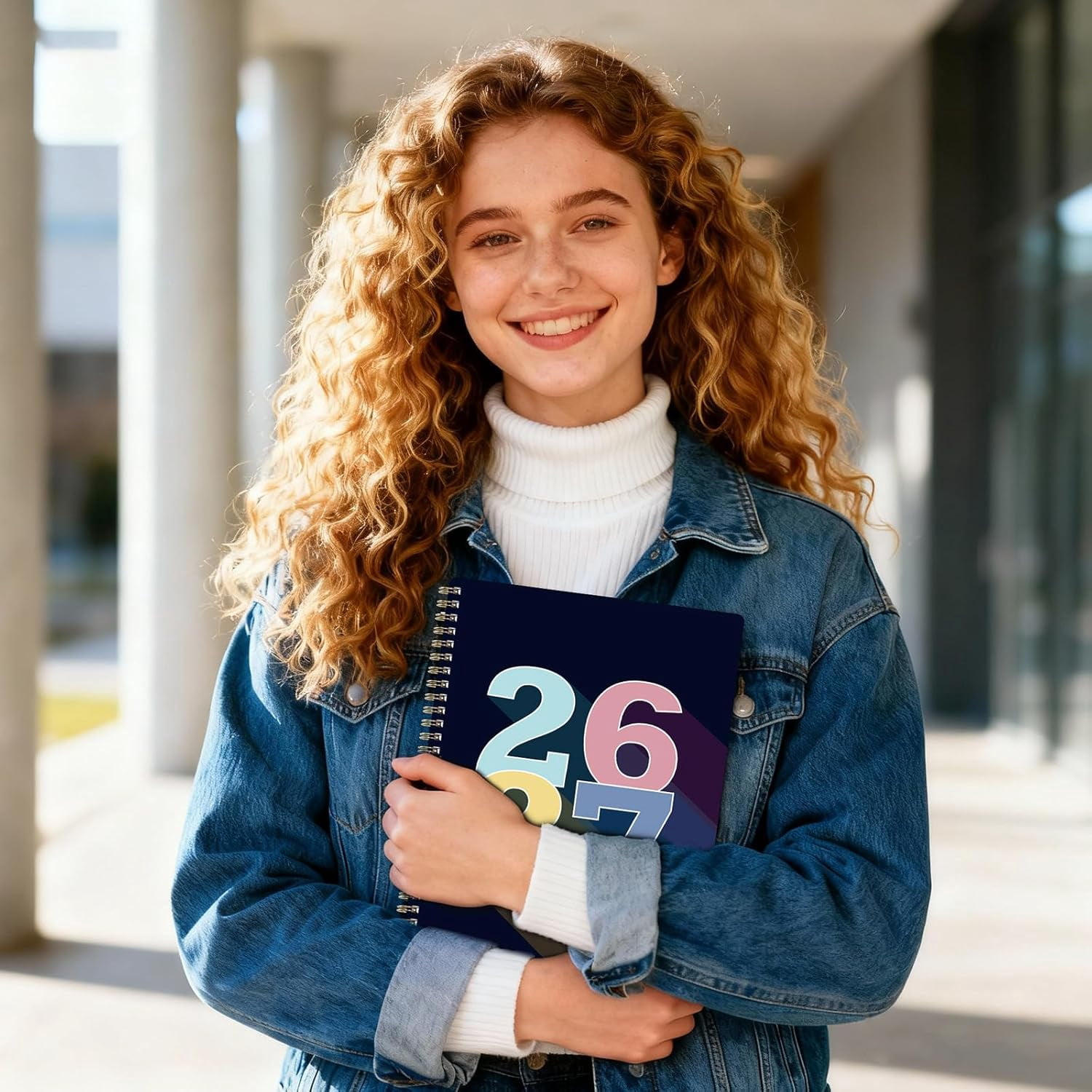 Planner 2026-2027 - 2026-2027 Planner weekly and monthly, July 2026 - June 2027, 9" x 11", Academic Calendar 26-27 with Colourful Tabs, Inner Pocket, Premium Paper, Twin-wire Binding