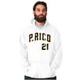 thumbnail image 5 of Puerto Rico Baseball Game Player 21 Hoodie Sweatshirt Women Men Brisco Brands X, 5 of 5