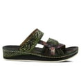 thumbnail image 4 of Spring Step L’Artiste Women’s Caiman Hand Painted Leather Slide Sandal, 4 of 4