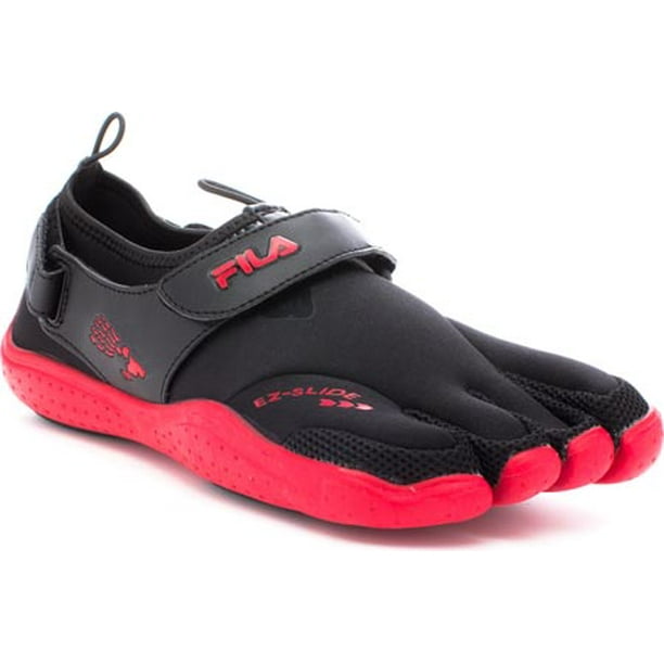 Men's Fila Skele-Toes Slide Drainage Black/Chinese Red/Castlerock 12 M - Walmart.com