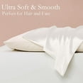 thumbnail image 6 of Silk Pillowcase with Hidden Zipper for Hair and Skin Care Soft Breathable Smooth Cool Sleeping Pillow Cover, 6 of 8