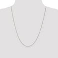 thumbnail image 4 of 10K White Gold Box Chain Styles Necklace .7 mm 24 inch 0.7, 4 of 4