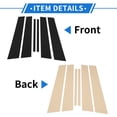 thumbnail image 3 of Unique Bargains 6 Pcs Door Pillar Window Trim for Kia Sportage 2017-2022 Black, 3 of 8