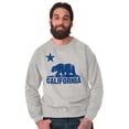 thumbnail image 5 of California Bear Distressed CA Flag Sweatshirt for Men or Women Brisco Brands X, 5 of 6
