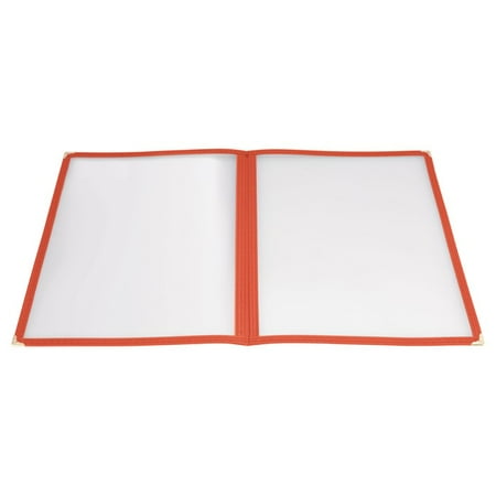 

Menu Cover Double Fold 9 3/8 x 12 1/8 Red 3 packs