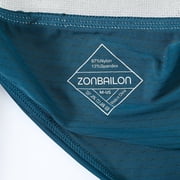 TANBOM Men's Backless Briefs Nylon Underwear Pack Green L 1-Pack
