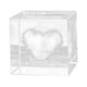 thumbnail image 5 of Ornamento de escritorio, estrella de cristal tallada con nubes y corazón, regalo decorativo para hogar, oficina, dormitorio, cristal transparente, marco metálico, base de madera, para, 5 of 8