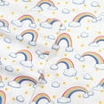 thumbnail image 3 of Supreme Kids Wrinkle Free Hypoallergenic Rainbow Bed Sheet Set, 3 of 6