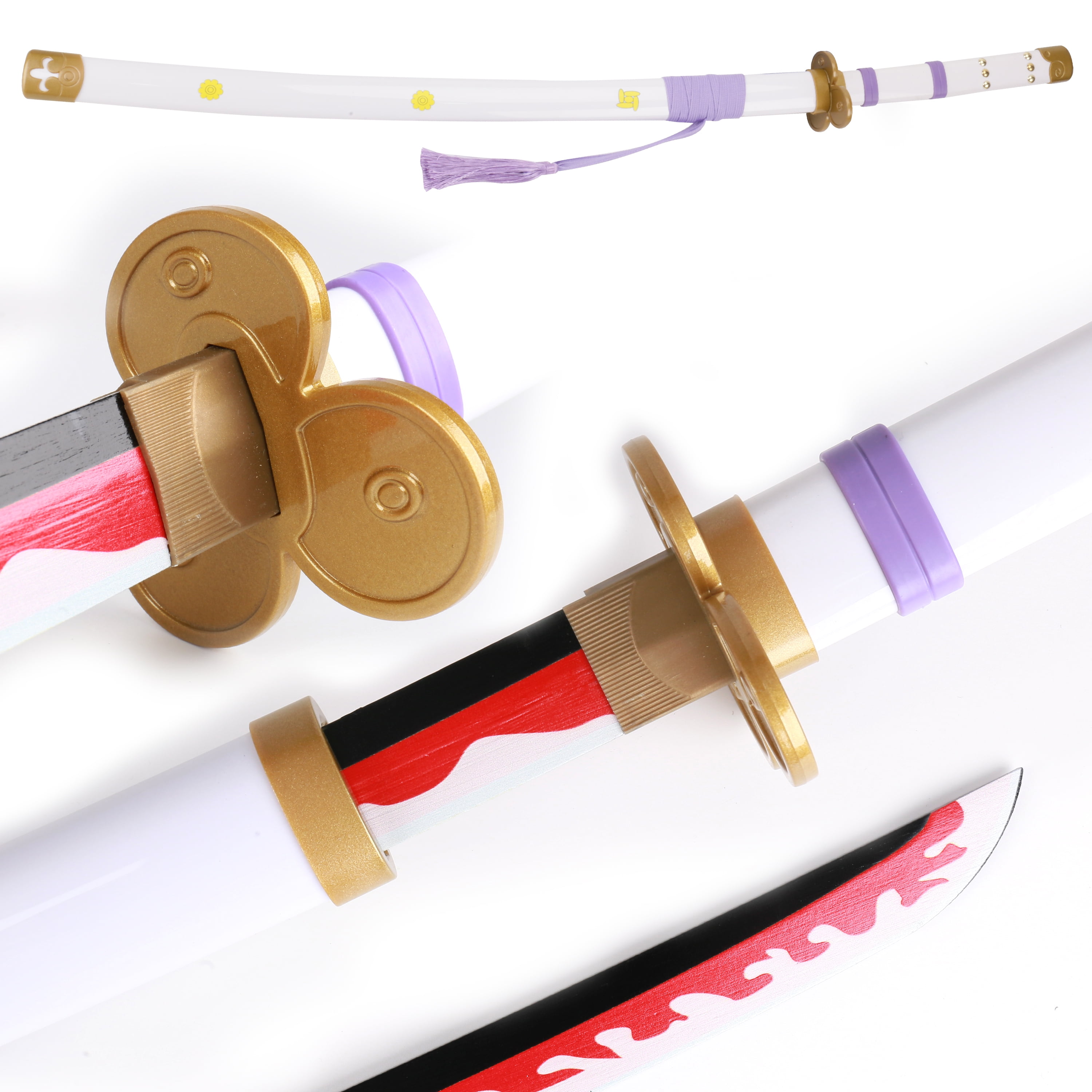 ONE PIECE Roronoa Zoro Sword Cosplay Prop Enma Ame no Habakiri Halloween  Gift