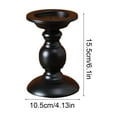 thumbnail image 3 of Ke1Clo Black Candle Holder, Vintage Taper Candle Holders Metal Candlestick Holders for Dinner Room Table Centerpiece Mantel Wedding Party Decor, 3 of 6